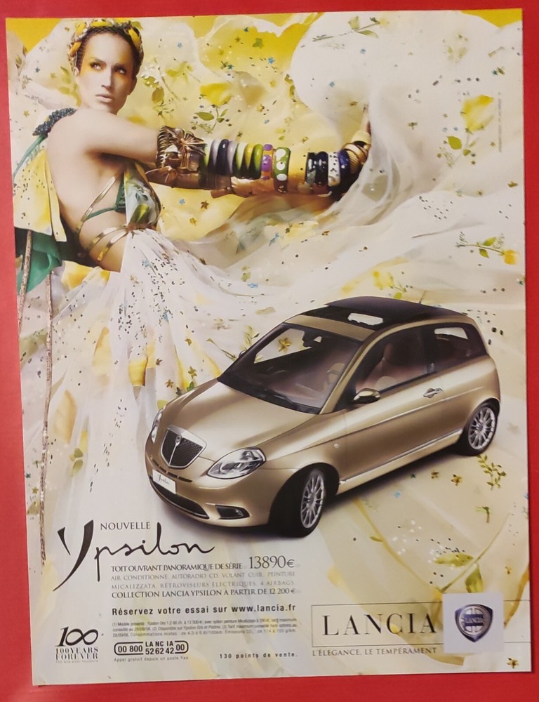 2006 LANCIA Ypsilon Automobile Press Advertising