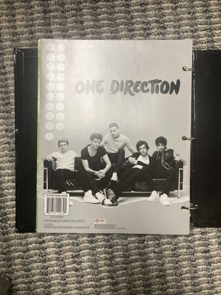 One Direction Lobal Binder With 4 Folders 2012