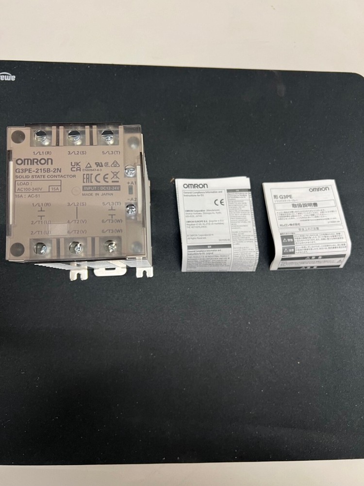 Omron #G3PE-215B-2N Solid State Relay 12-24VDC New In Box