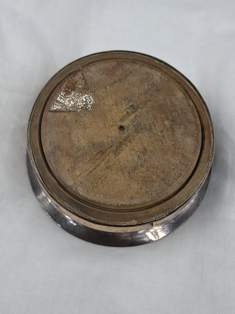 Pair of Antique Copper Wine Coasters