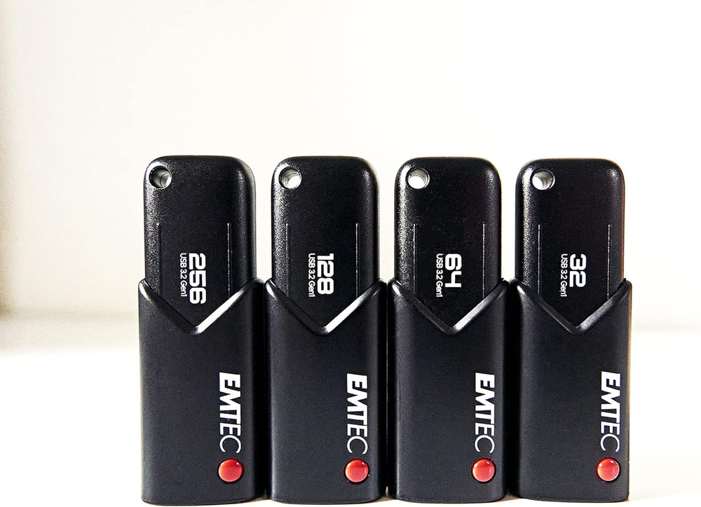 Click Secure B120 USB 3.2 Flash Drive 64 GB - Encryption Software AES 256 - Read