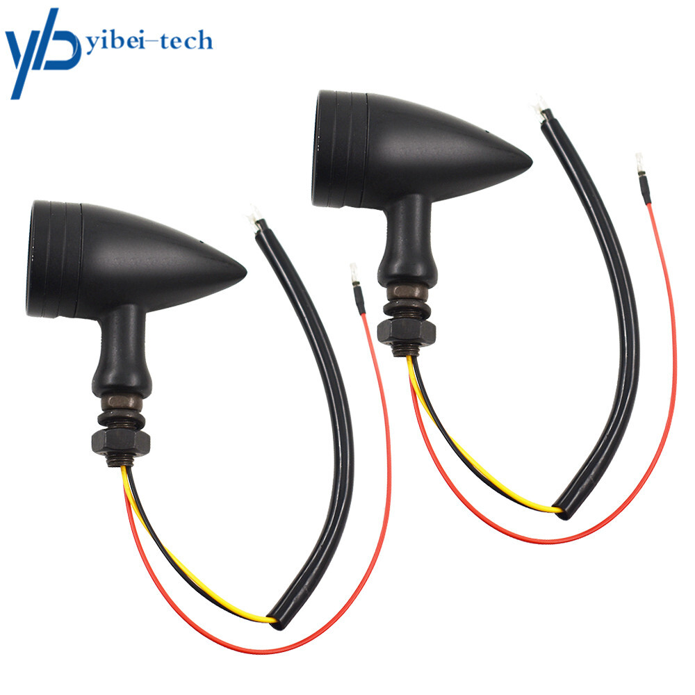 Motorcycle LED Turn Signal Red Lights Indicator For Chopper