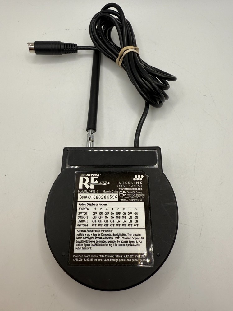SMK-Link VP4810 RemotePoint Interlink Electronics