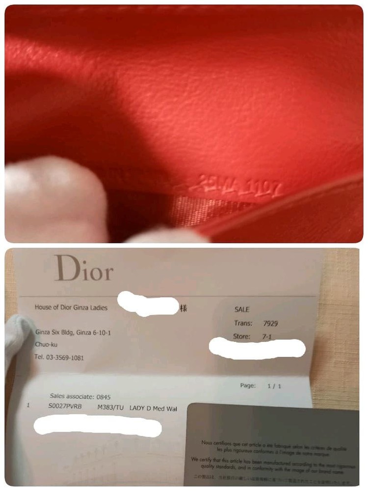 Dior Wallet Folding Wallet