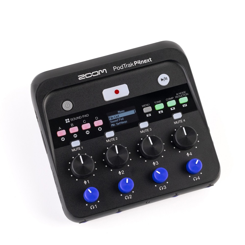 Zoom PodTrak P4next Podcast Recorder