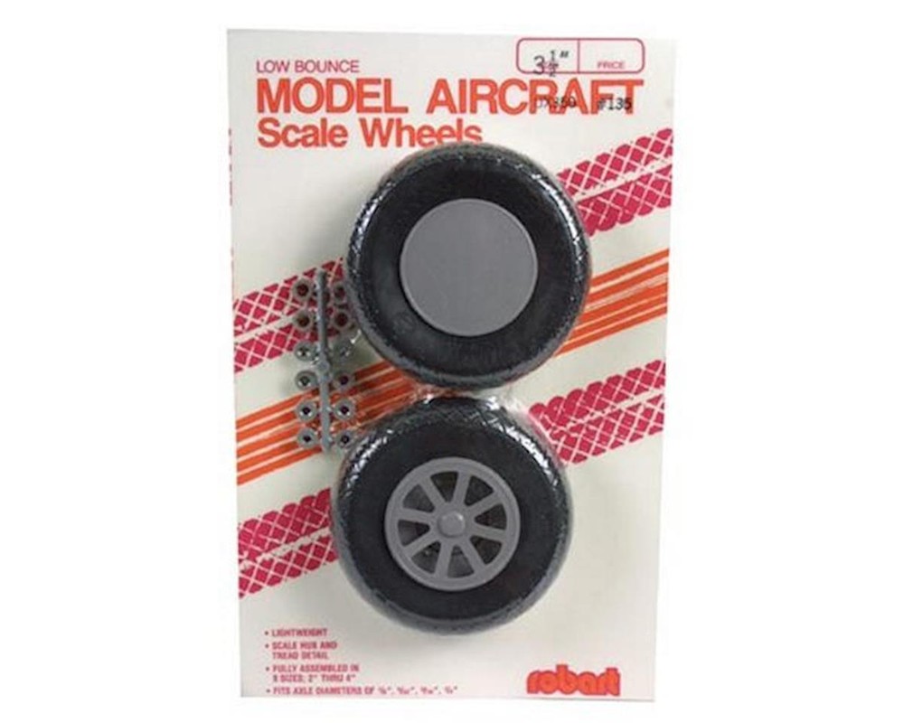 Robart UX350-Scale Diamond Tread Wheels [ROB135]