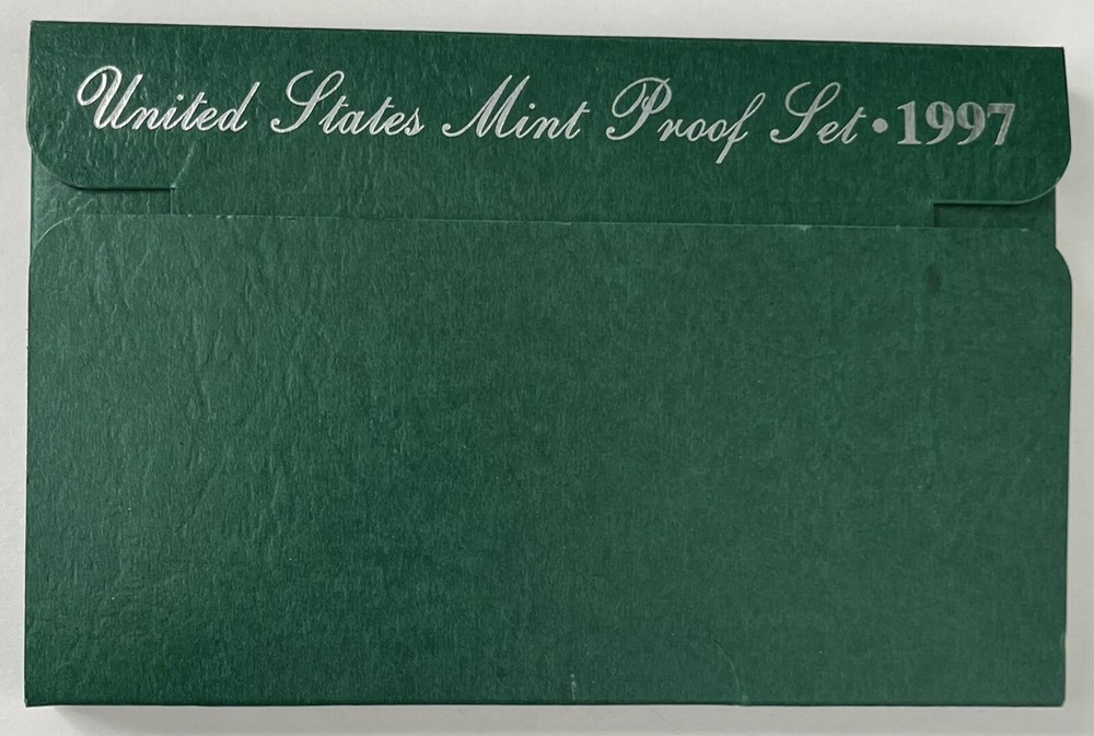 1997 Empty - Replacement United States Mint Proof Set Packaging "No Coins"