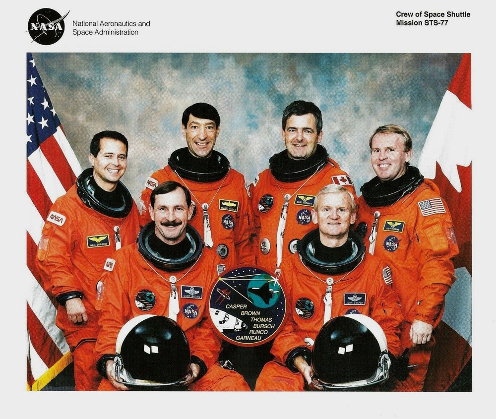 STS-77  MISSION CREW NASA OFFICIAL RELEASED  8 X 10  LITHO