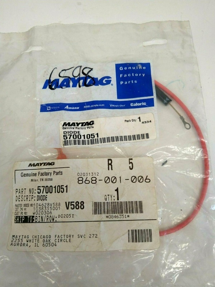 Diode for Maytag/Whirlpool 57001051