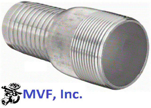 4" NPT Aluminum Hose Barb KC King Combination Nipple for 4" ID Hose SF400A