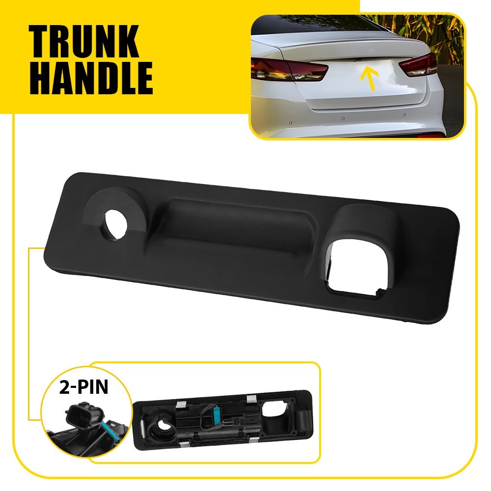Outside Trunk Lid Lock Tailgate Handle Release Handle for 2016-20 Kia Optima SMD