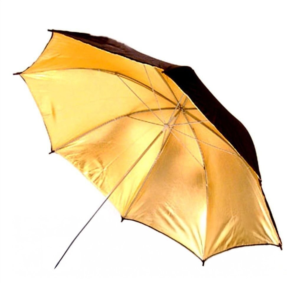 RPS Studio 36" Studio Umbrella - Black/Gold