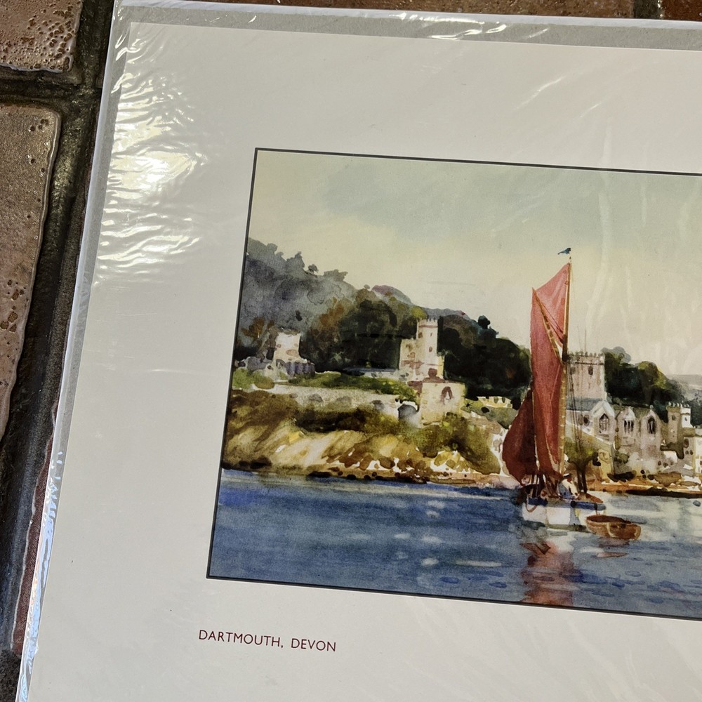 Dartmouth Devon Devonshire Railway Train Carriage Reproduction Print