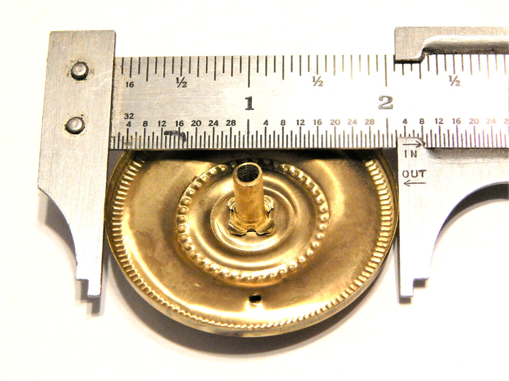 Ring Drawer Pull Colonial Revival Brass 2"