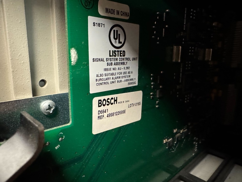 Bosch D6600 Communications Receiver Gateway Fire Security Hub Power Tested