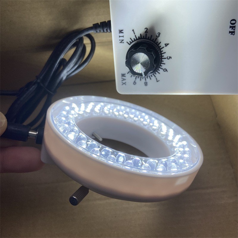 Inner Diameter 60mm 56 LED Light Microscope Ring Lamp Microscope Light Source
