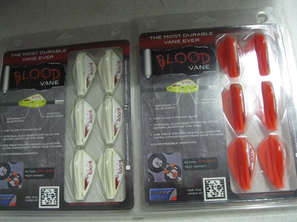 6 orange 6 white bloodvanes