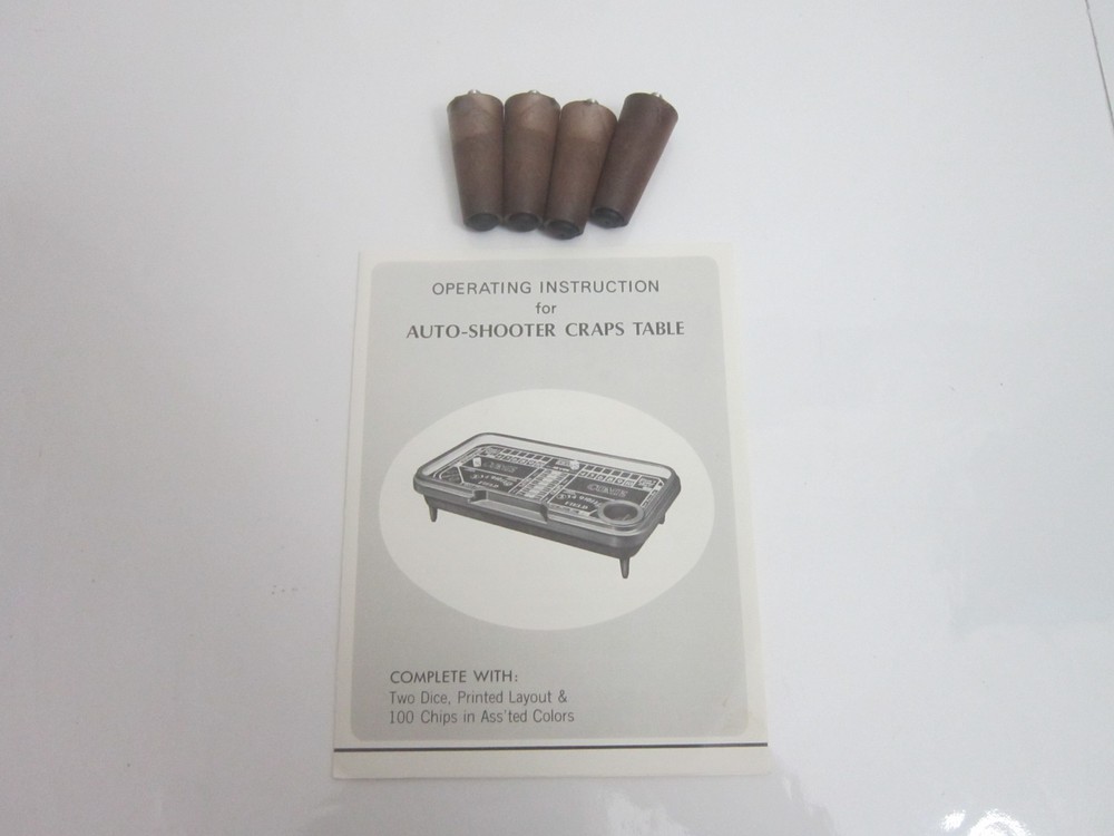 VTG Waco Auto-Shooter Craps Table Automatic Dice Roller Complete WORKING - VIDEO