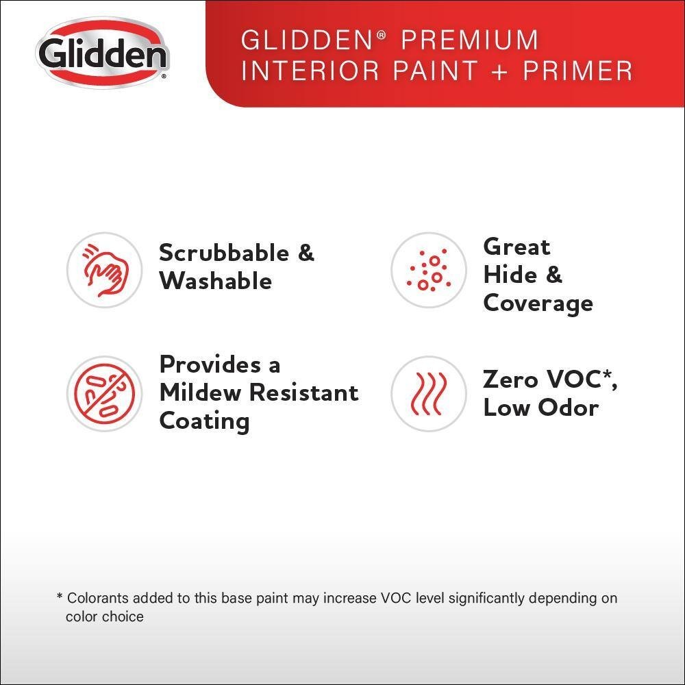 1 gal Stepping Stone Semi-Gloss Interior Paint by Glidden Premium