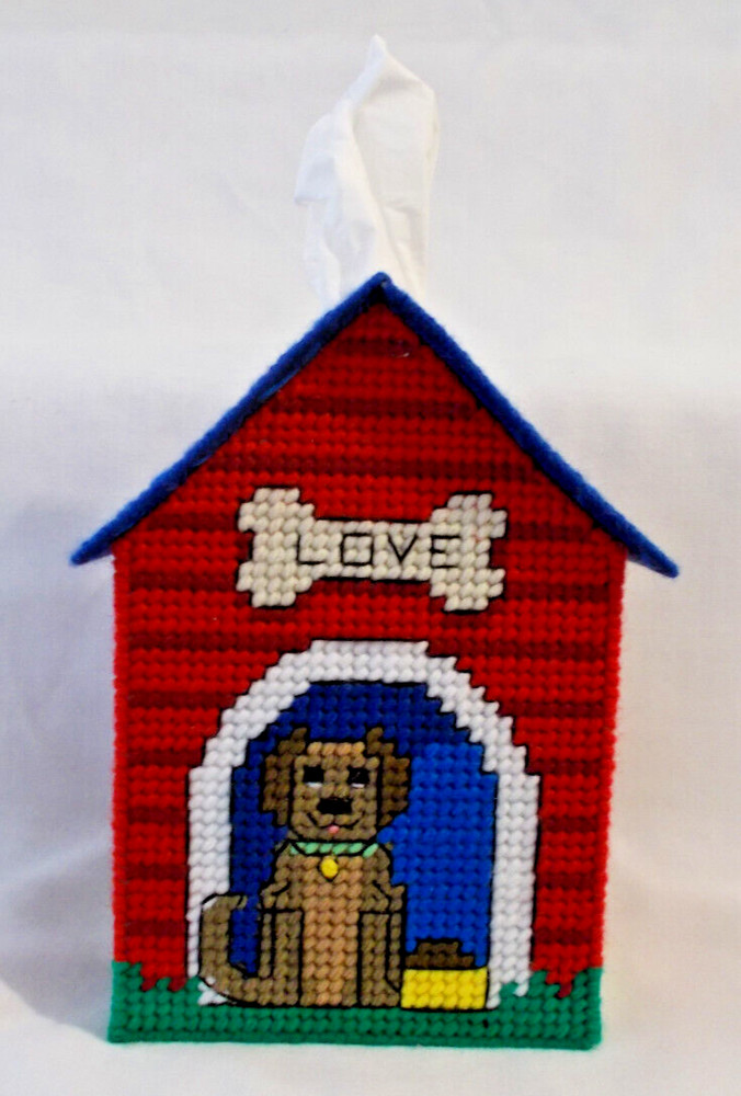 Handmade Plastic Canvas Tissue Boxes, Group 3 (Toppers/Covers)