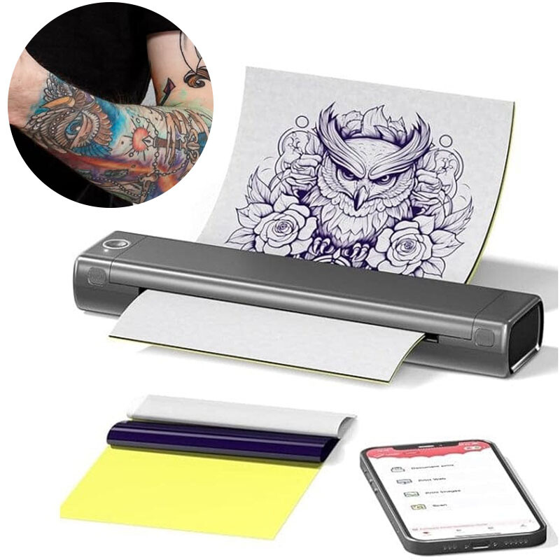 Phomemo M08F Wireless Tattoo Stencil Printer Portable Tattoo Transfer Machine ﻿