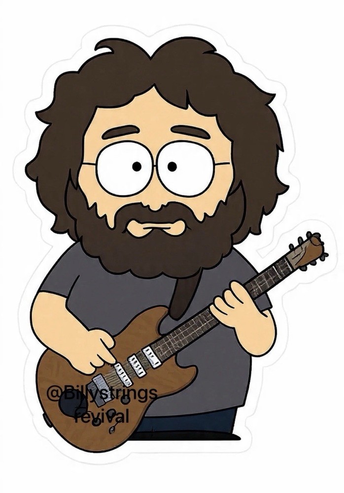 ⚡️Jerry Garcia “6 Pack” Stickers 🌹