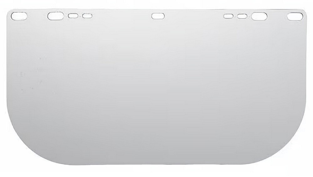 Jackson Safety 29104 Face Shield Visor, Clear Visor, Polycarbonate, Uncoated