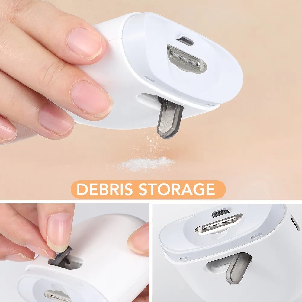 Safe Electric Nail Clipper Durable Automatic Thick Nails Trimmer Cutter Tools US