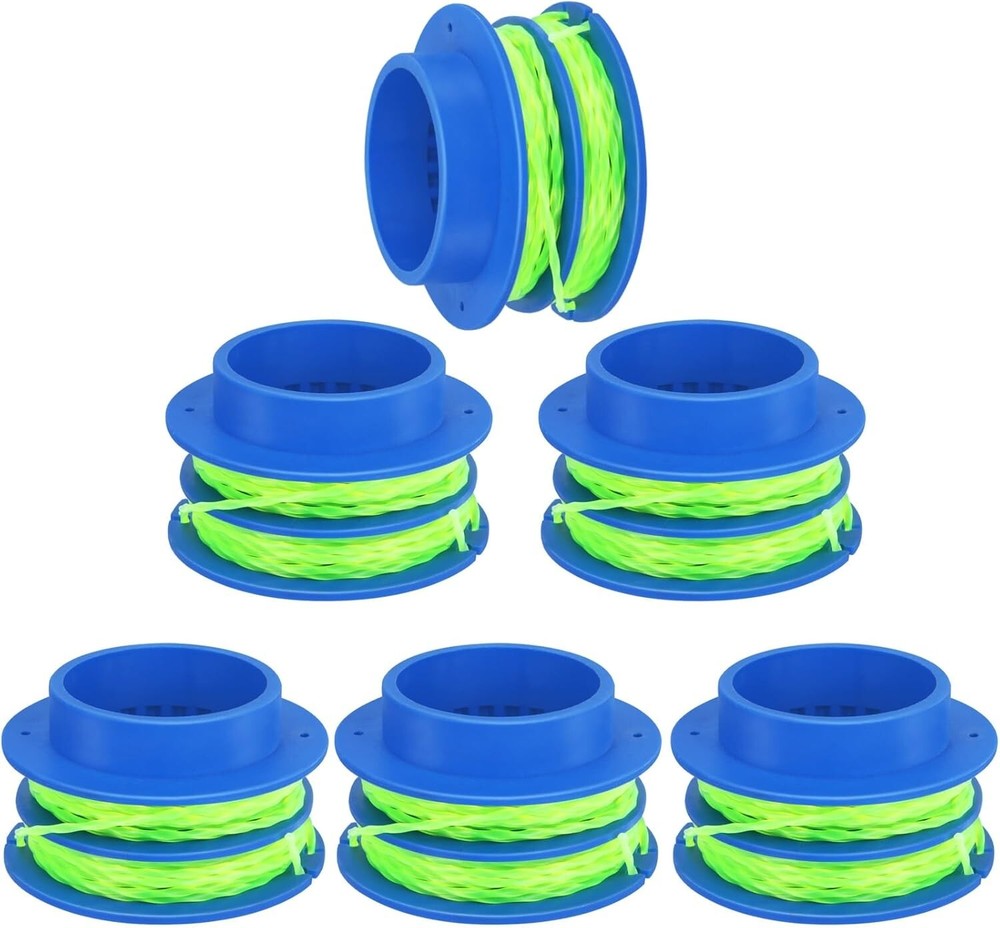 6 PKS KLS 124-03 Replacement Spool 0.080" Compatible with Kobalt 24-Volt Max