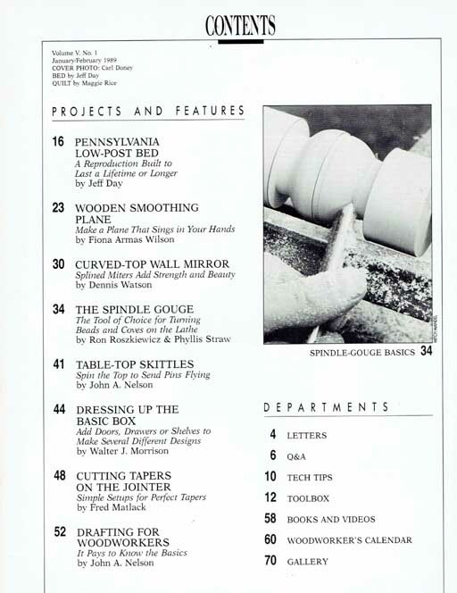 1989-1992 American Woodworker - 4 Issues