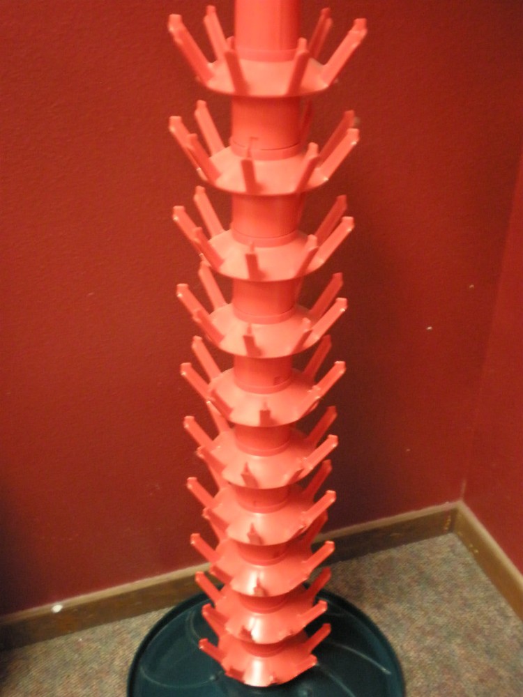 Ferrari 90 Bottle Drainer Tree, Drying Bottle Tree, 90 Post Bottle Tree