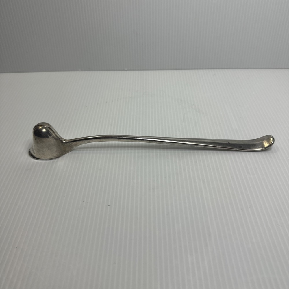 VTG   Silver Plated Candle Snuffer ~10 Inches