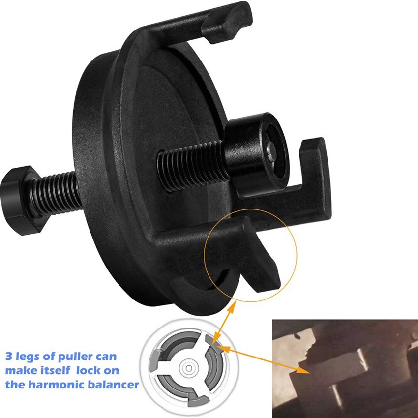 Harmonic Balancer Puller Crank Pulley Puller 25264 For GM Engine Models 5.7 LS1