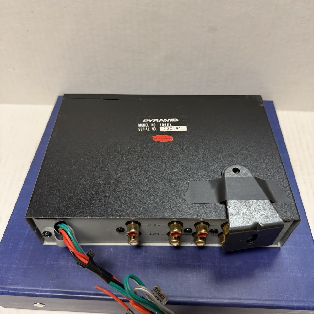 VTG NOS Pyramid 709EX Car Stereo Graphic Equalizer Spectrum Analyzer Audio READ