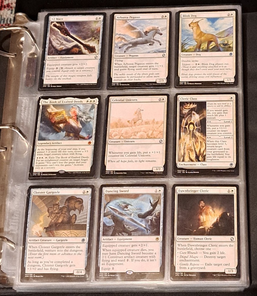 MTG D&D: Forgotten Realms complete base + Tiamat & borderless, full module set