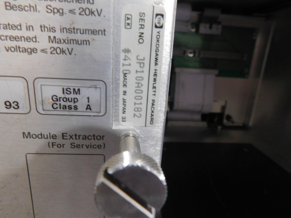 Hewlett Packard: 4156A Precision Semiconductor Parameter Analyzer. #410