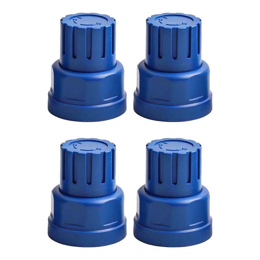 4pcs Blue Handle Floor Heating Manifold Switch Accessories For Easy Control New