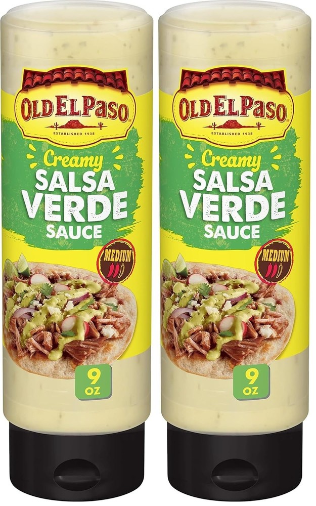 Taco Sauce - Creamy Salsa Verde, 9 Oz. (Pack of 2)