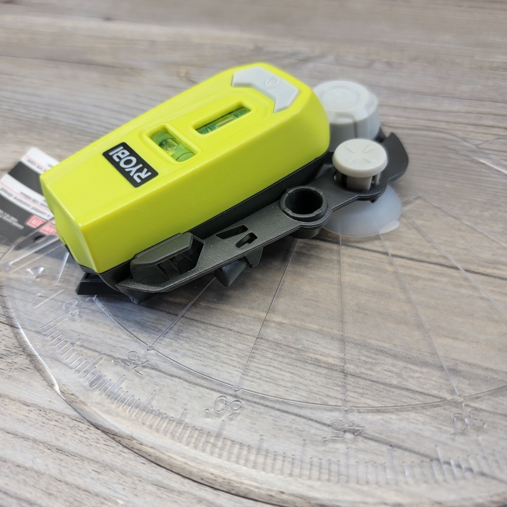 RYOBI Multi Surface Laser Level 2 Vial, 20Ft Horizontal & Vertical Line Laser