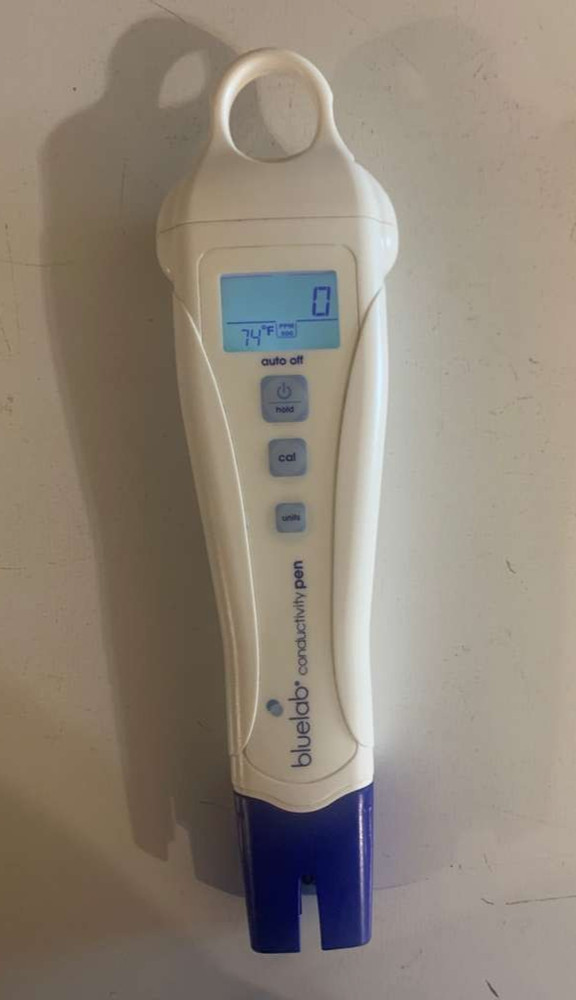 Bluelab Conductivity Pen EC PPM Nutrient Meter Hydroponics Water Tester