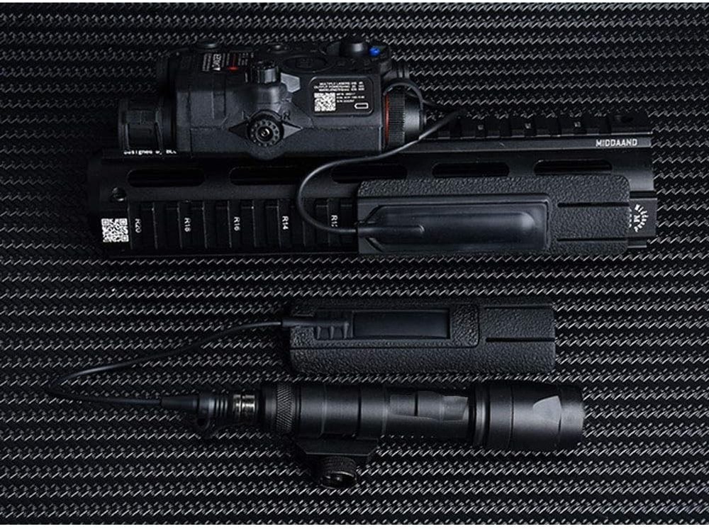 Secure Remote Switch Mount Kit for Flashlights - Fits 20mm Picatinny Rails