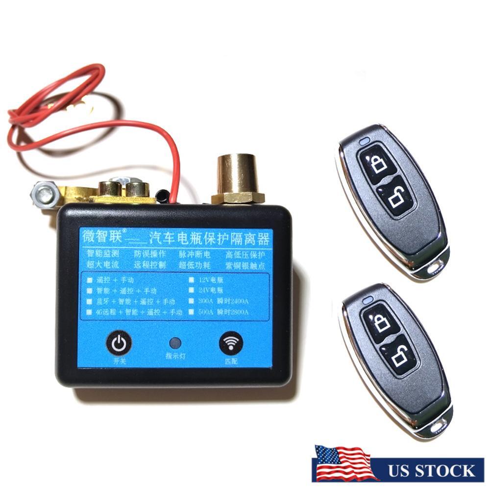 24V 350A Battery Switch Intelligent Automatic Cut Off Wireless Remote Control US