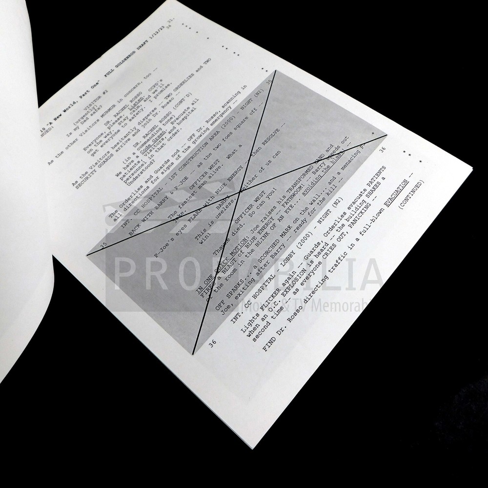 THE FLASH Call Sheet and Script Sides S09E10 Original Prop (11561-8158)