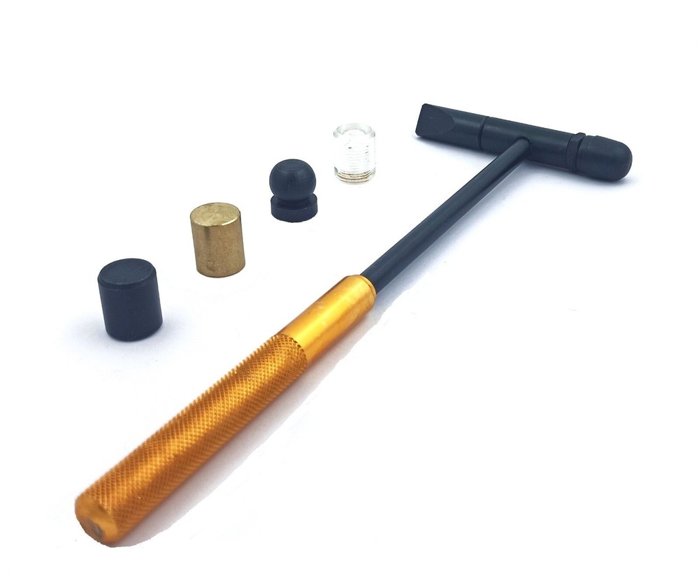 Light Duty Hobby Hammer with Interchangeable Tips Jewelers Tools