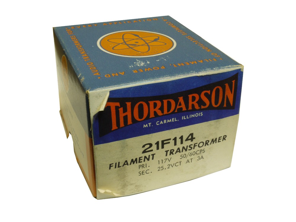 THORDARSON FILAMENT TRANSFORMER 25.2 VCT