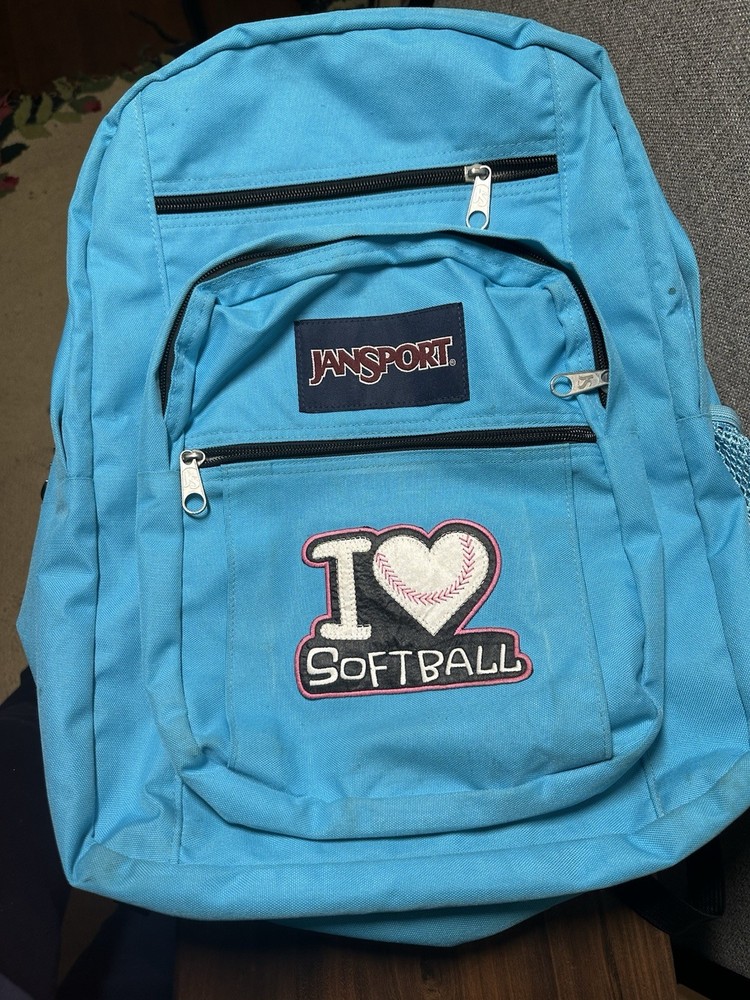 JanSport  I Love Softball Backpack