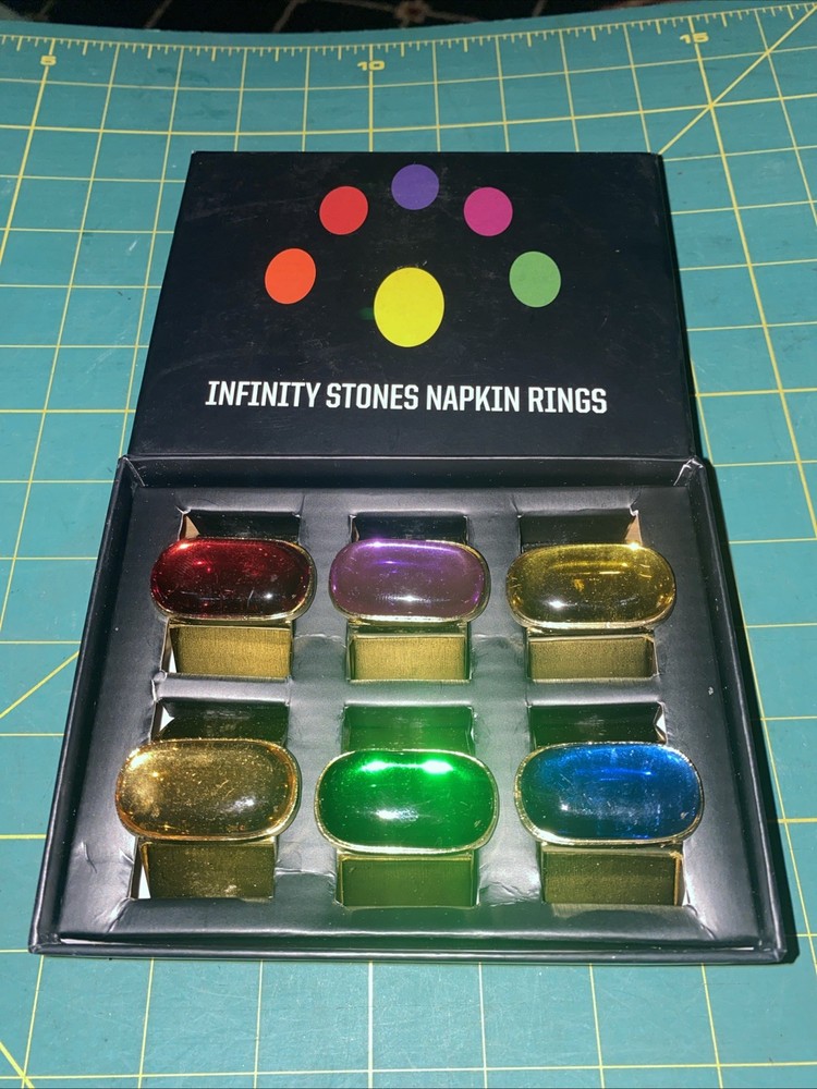 Avengers Infinity Stones Napkin Rings
