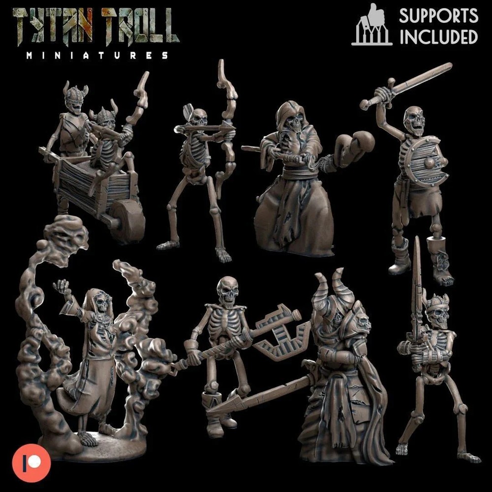 The Skeleton Wizard Miniature