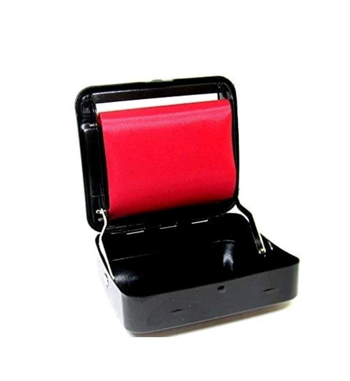 RAW 79Mm Adjustable Automatic Cigarette Rolling Box (RED)