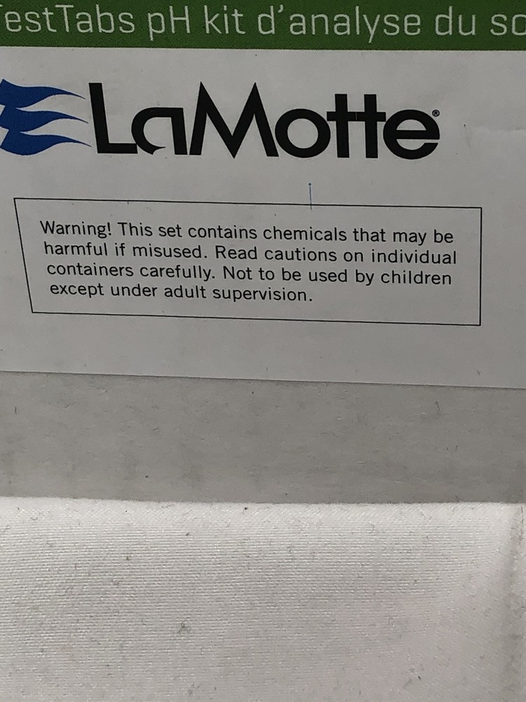 LaMotte pH TestTabs SOIL KIT Code 5912 Soil Testing Kit